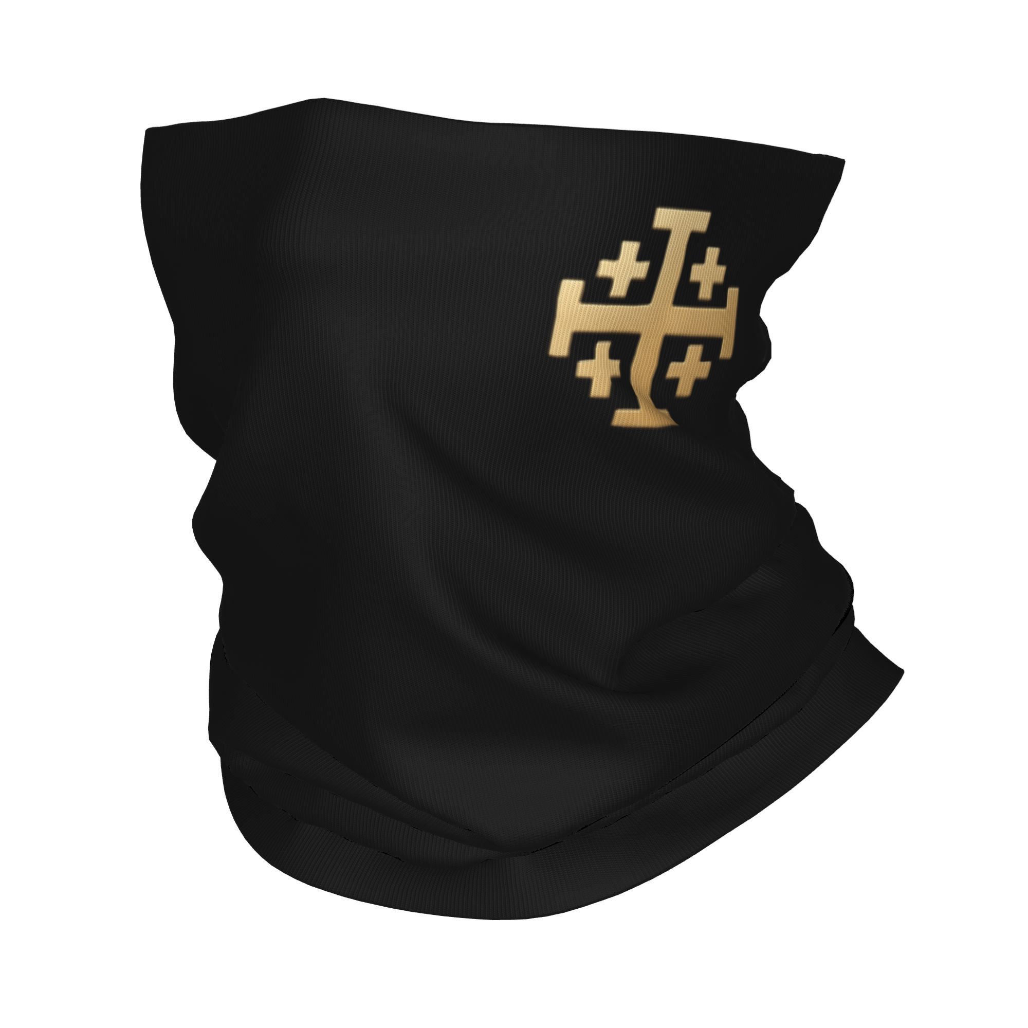 Neck Warmer Balaclava - Knight Jerusalem Cross Christian Bandana Neck