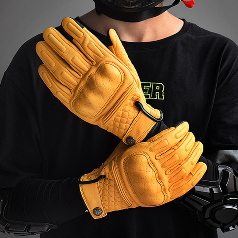 Retro Leather Motorcycle Glove - đánh giá và giá Motorcycle Gear Up