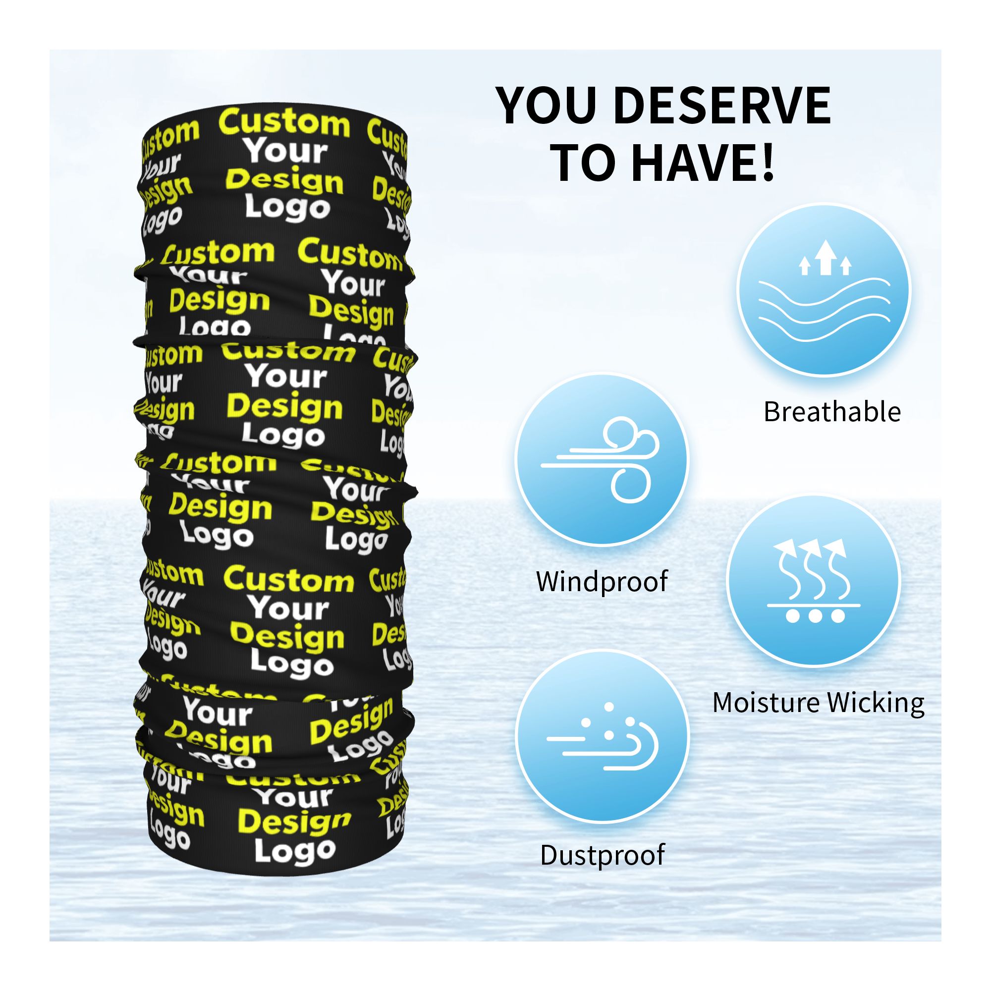 Custom Custom Your Design Logo - đánh giá và giá Neck Warmer Balaclava