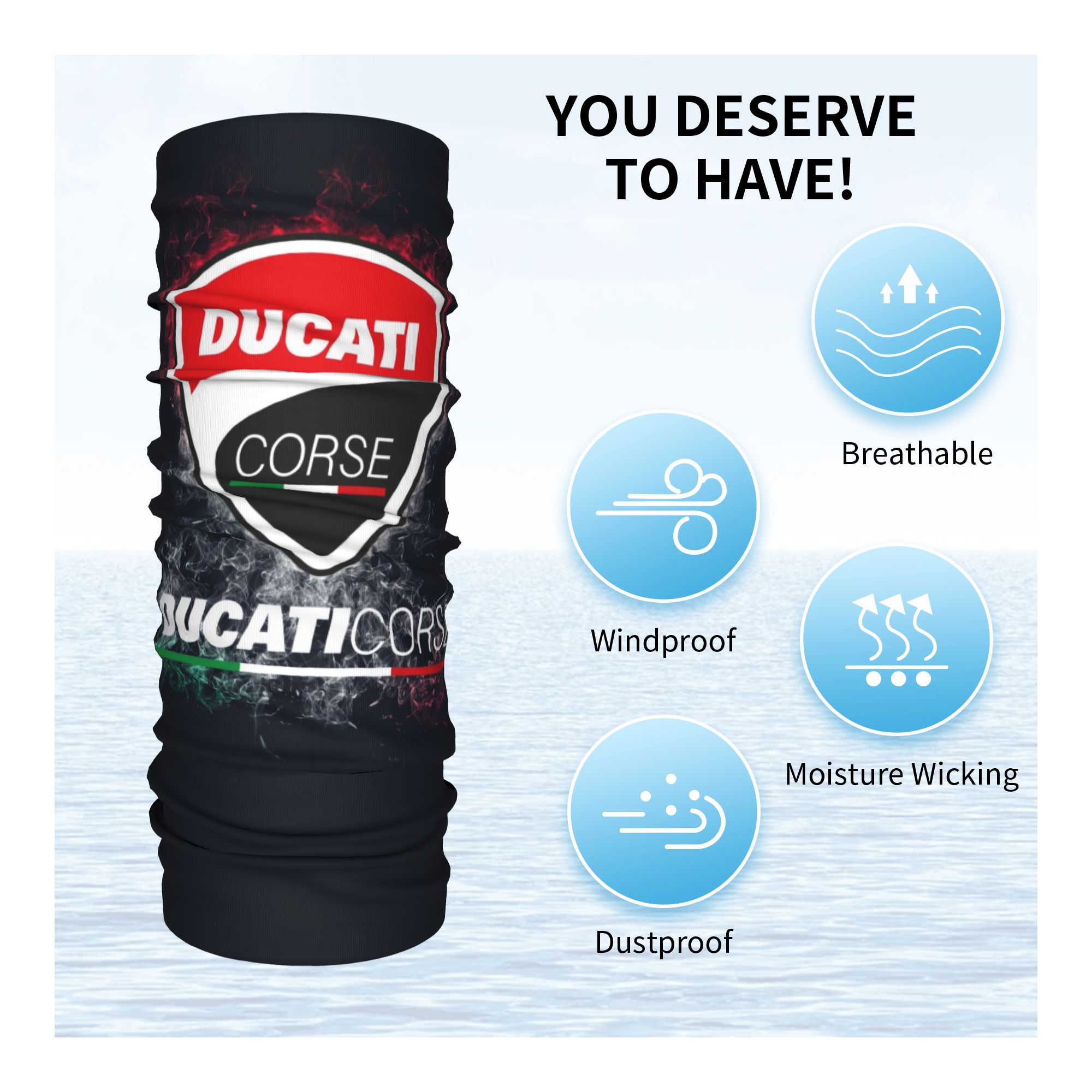 Custom Ducatis Sprot Bandana N - đánh giá và giá Neck Warmer Balaclava