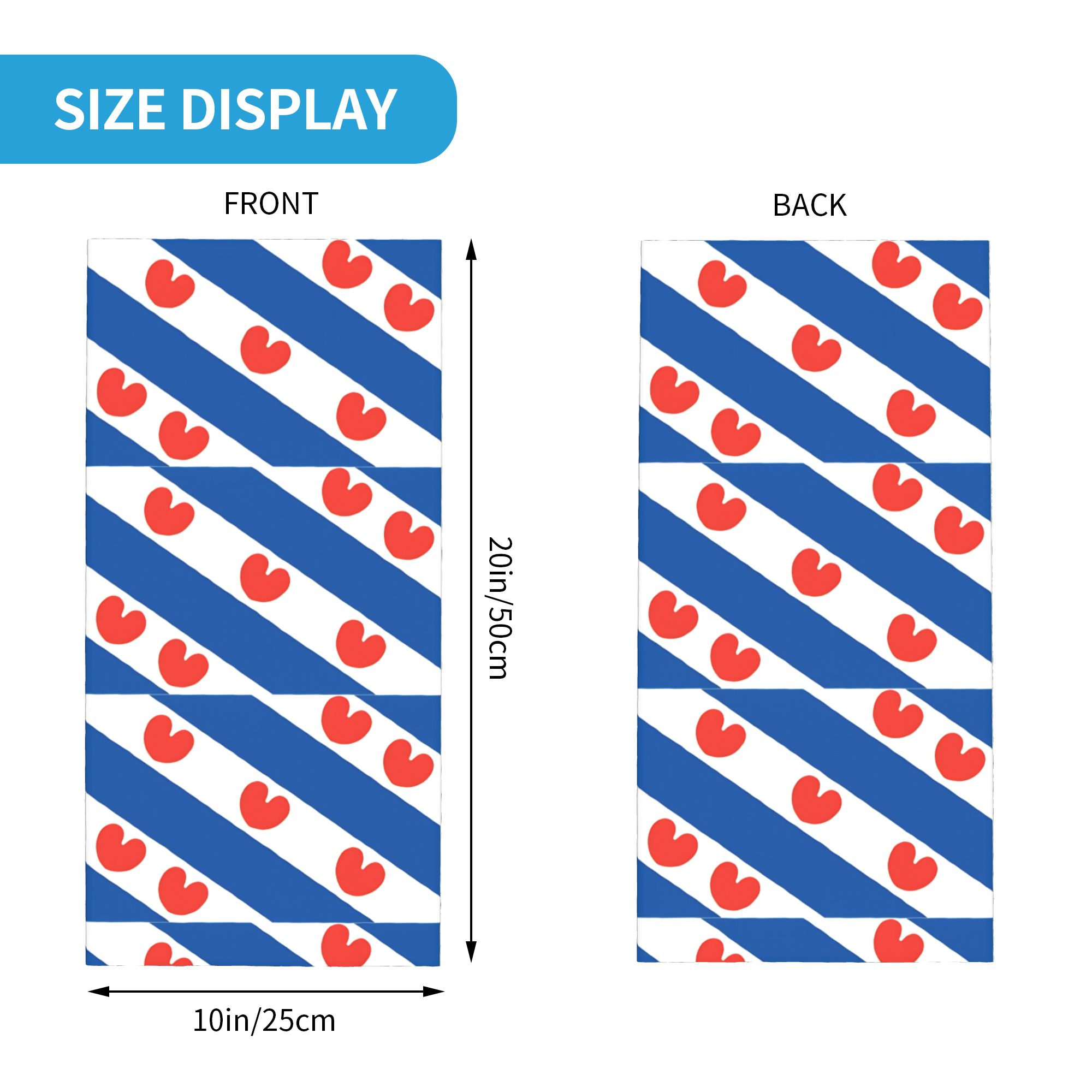 Friesland Flag Bandana  Vintag - đánh giá và giá Neck Warmer Balaclava