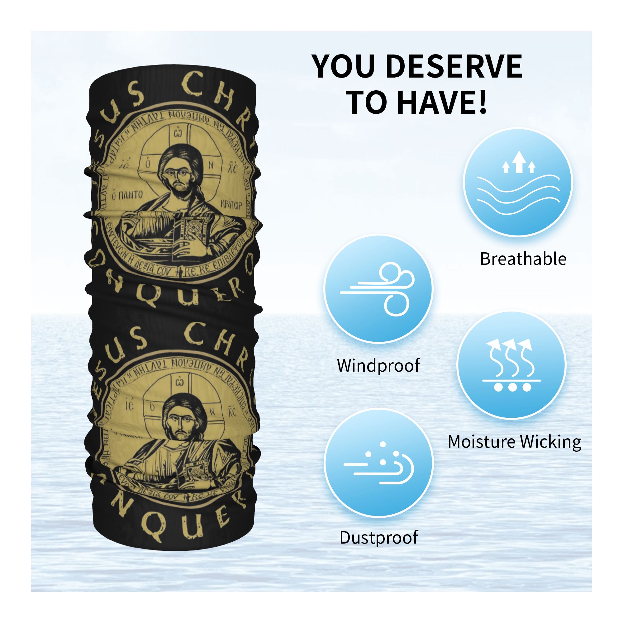 Jesus Christ Orthodox Bandana  - đánh giá và giá Neck Warmer Balaclava