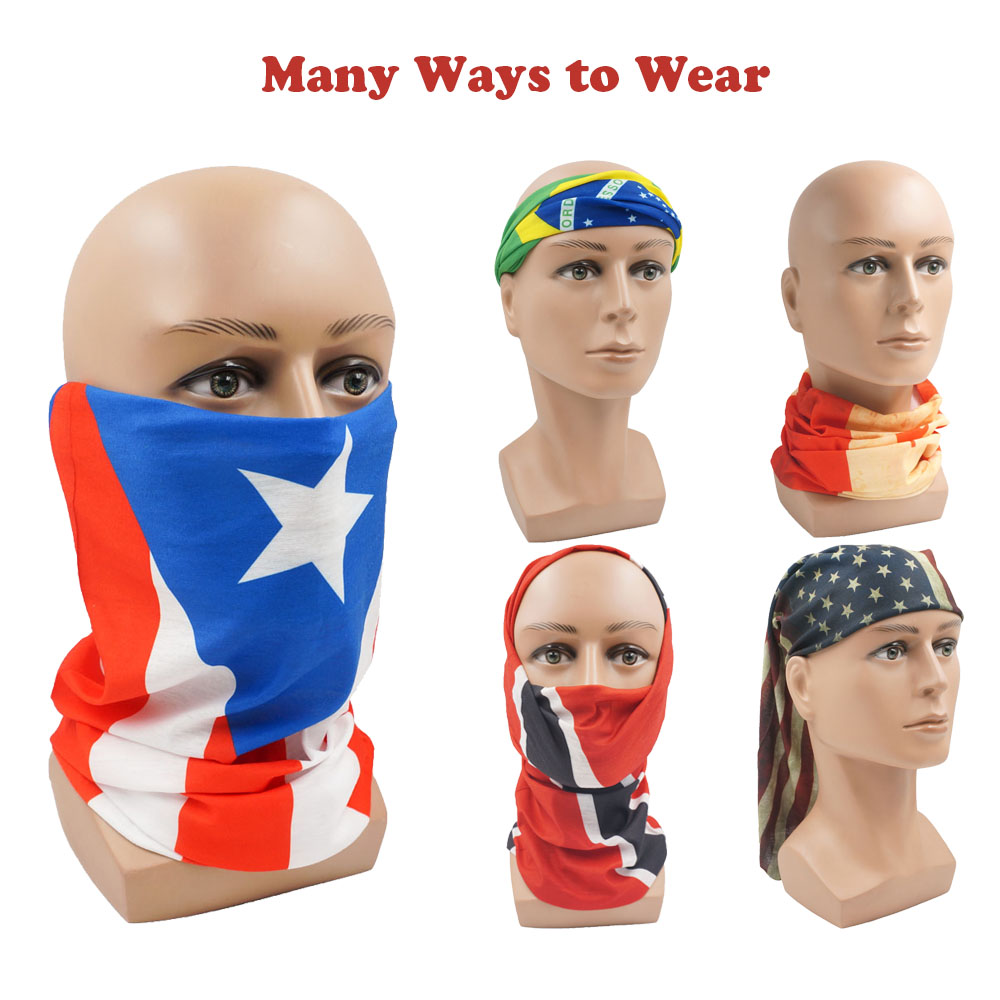 Nigeria Flag Bandanna Women Ne - đánh giá và giá Neck Warmer Balaclava