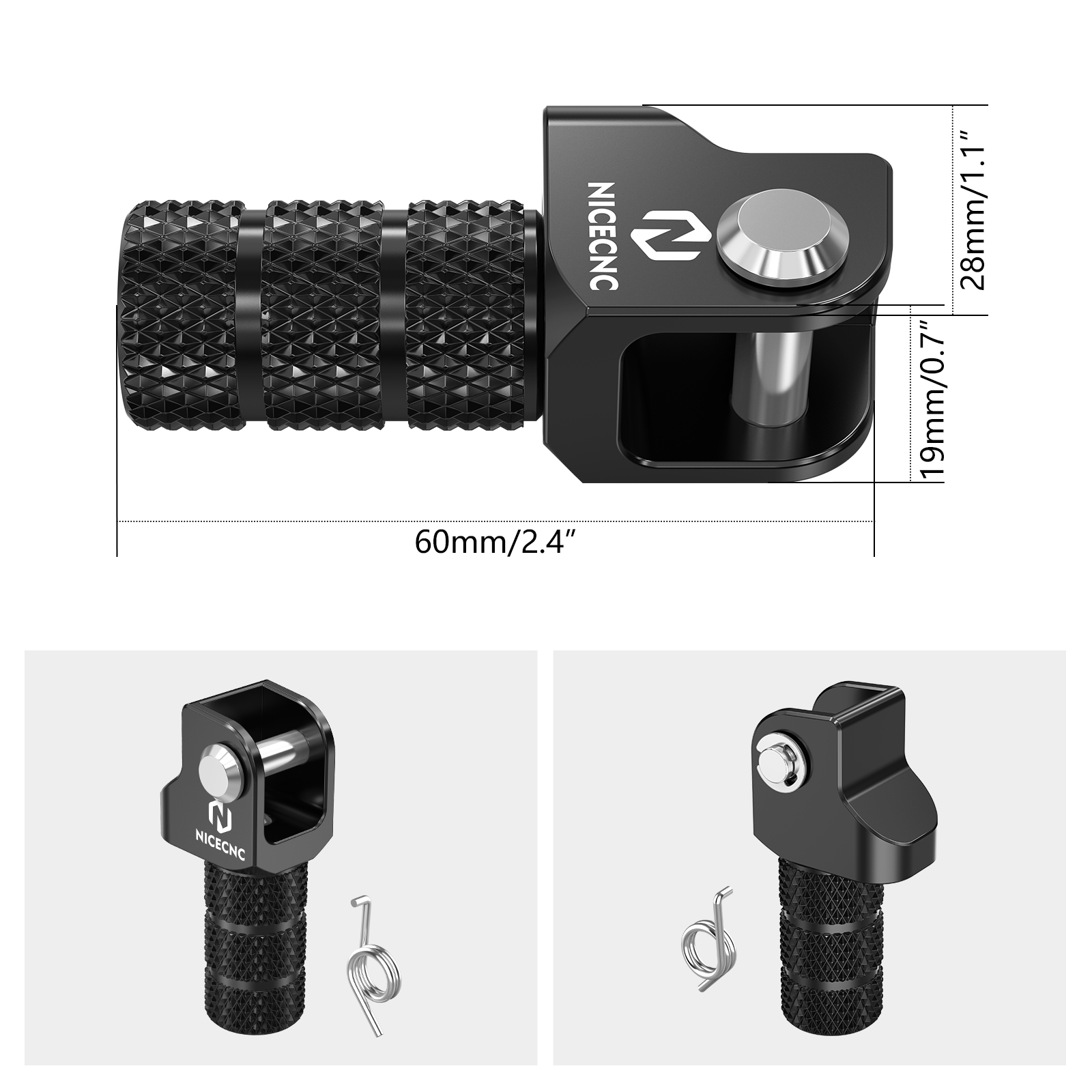 NICECNC Motorcycle Adjustable  - đánh giá và giá Motorcycle Gear Adventure