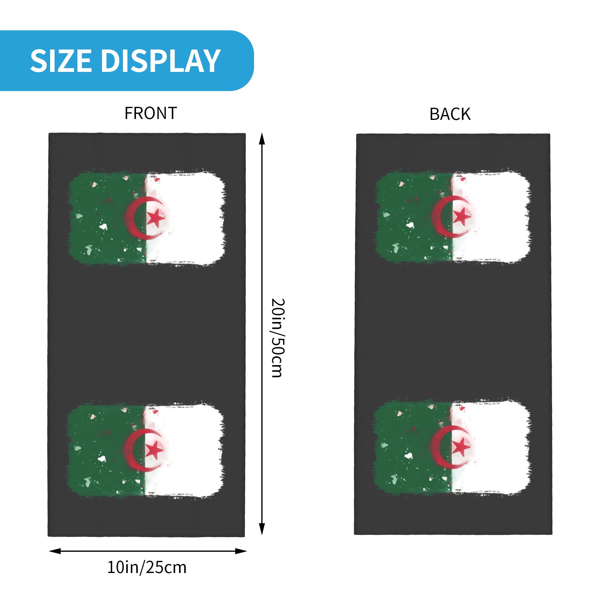 Flag of Algeria Bandana  Retro - đánh giá và giá Neck Warmer Balaclava