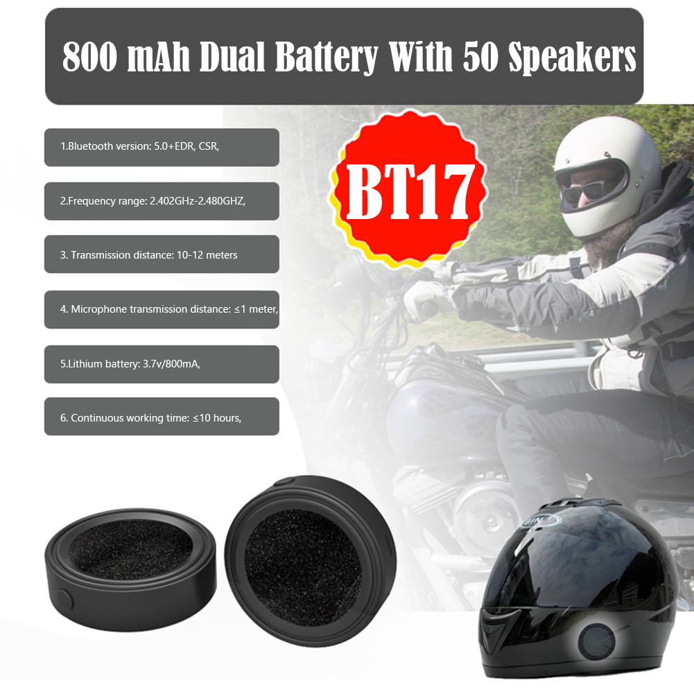 BT17 Handsfree Bluetooth-compa - đánh giá và giá Intercom Headset Helmet